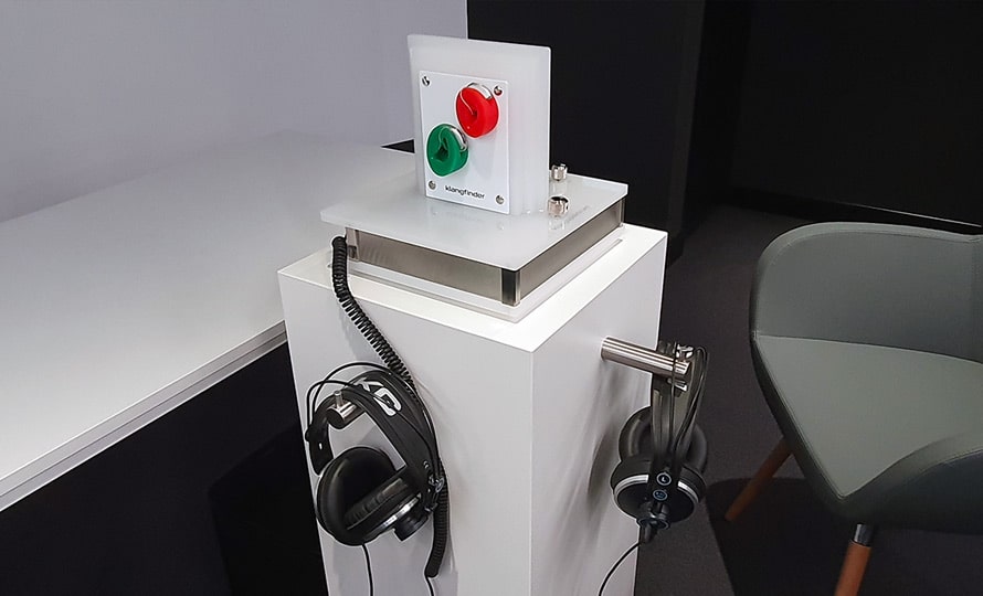 World of Hearing Hörerlebnisraum