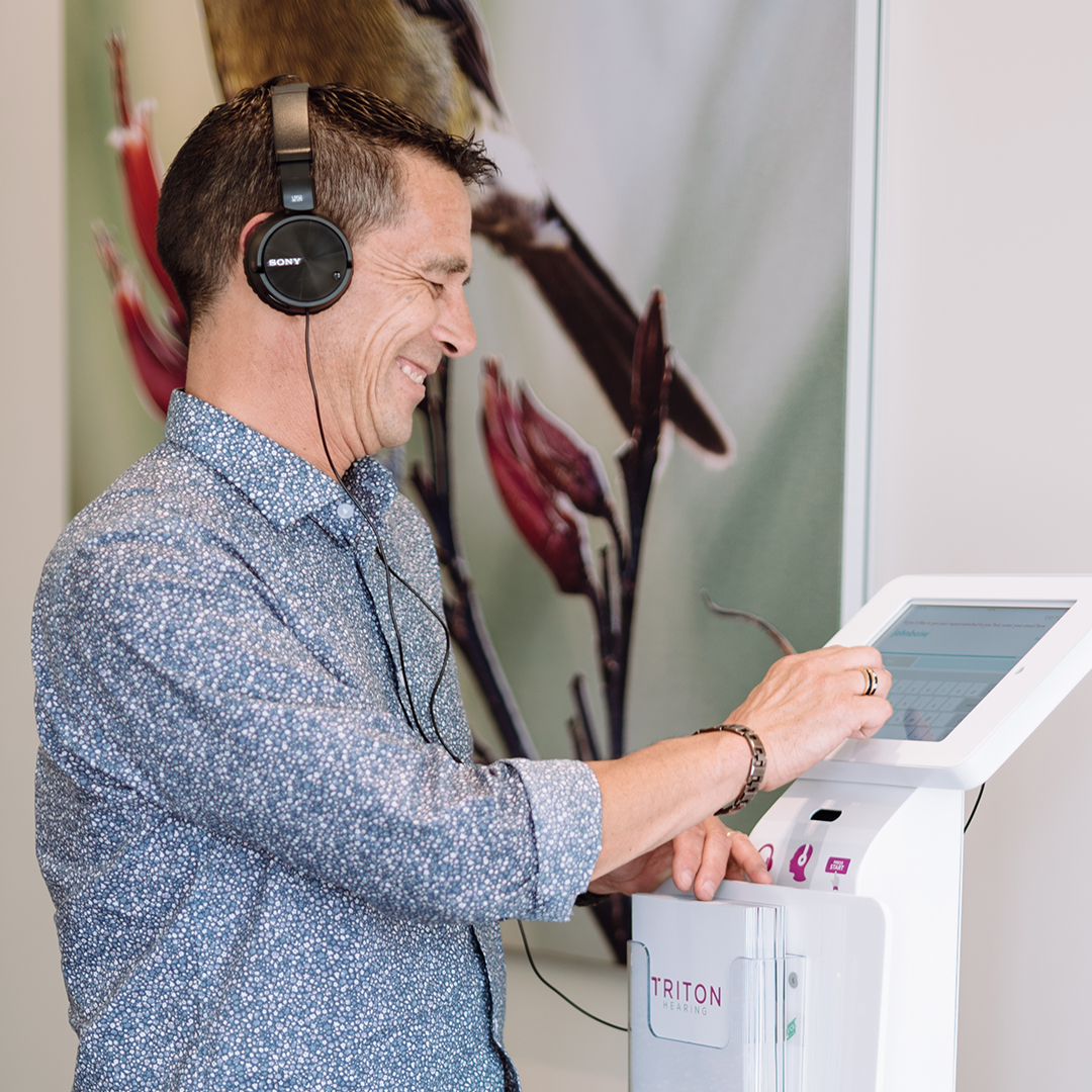iPad hearing test for Great Big Hearing Check